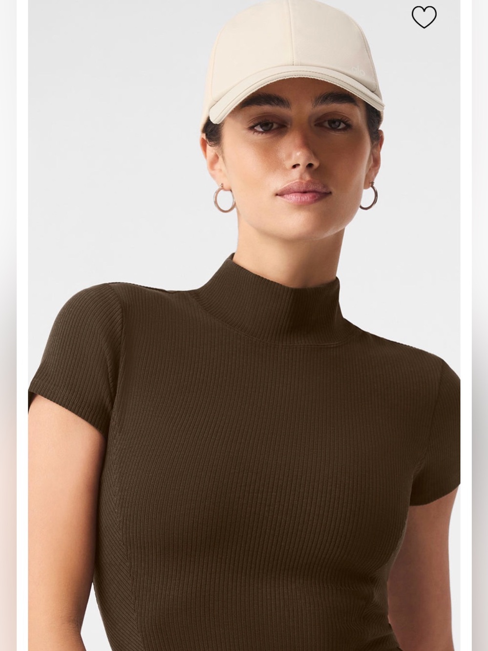 Alo yoga satin off duty cap crème one size new in bag